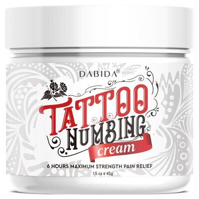 DABIDA Tattoo Numbing Cream Maximum Strength(45g) DABIDA Tattoo Numbing Cream Maximum Strength(45g)