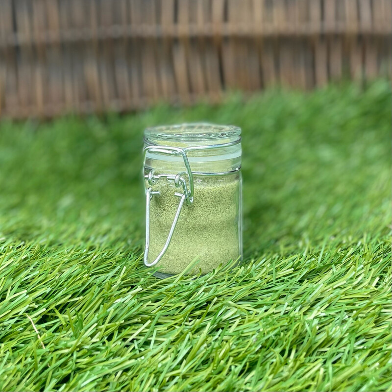 Lavanda disidratata e macinata