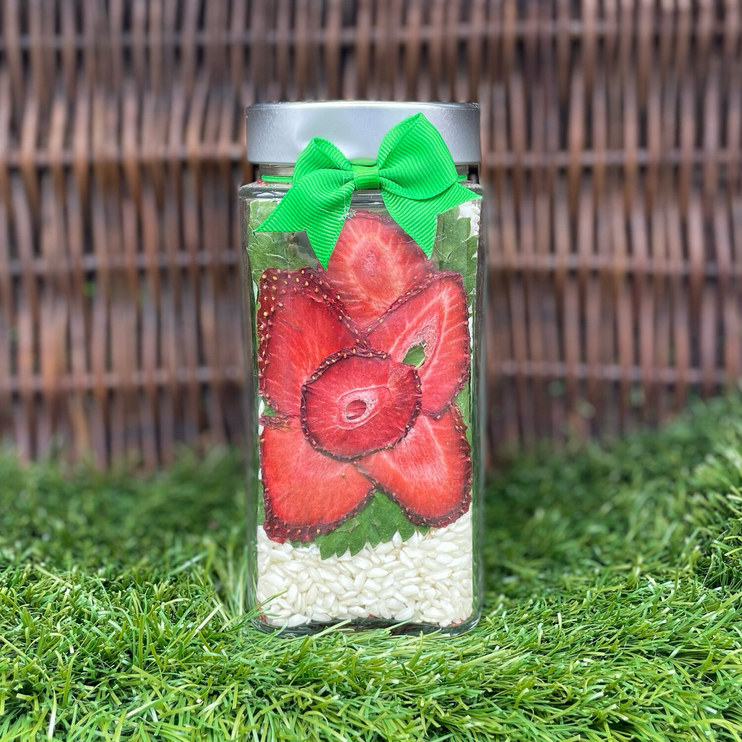 "Madame de Bois" -  Fragola, Confezione: 500g per 6 persone- Vaso di vetro