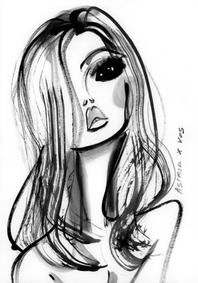 Limited Edition Fine Art Print KATE 2 by Astrid X Vos