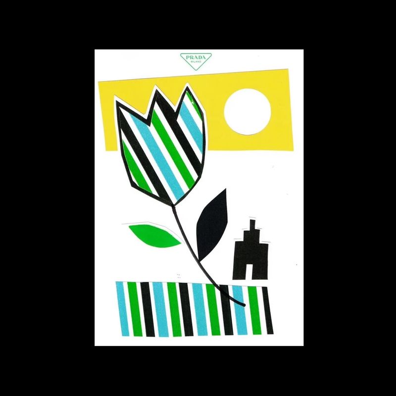 XS Original Art - PRADA Tulip by Piet Paris
