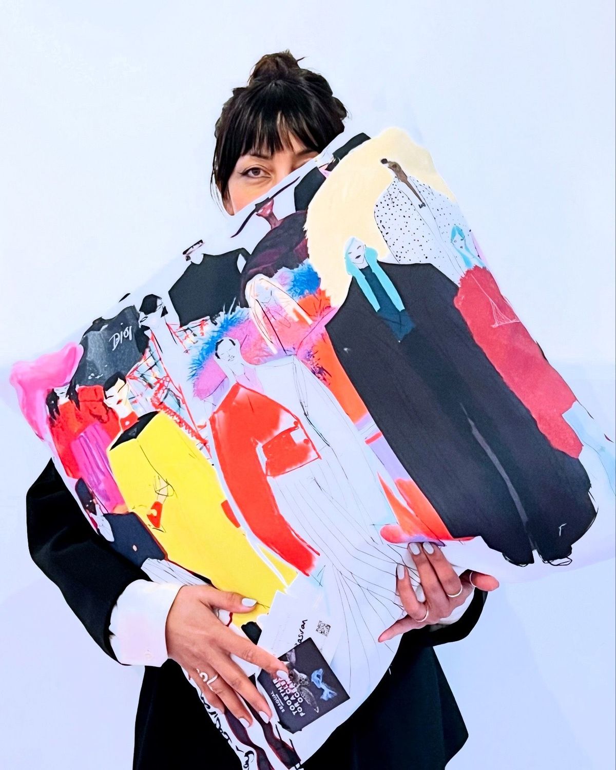 NEW! XL Art Cushion CATWALK – Fashion Meets Sustainability