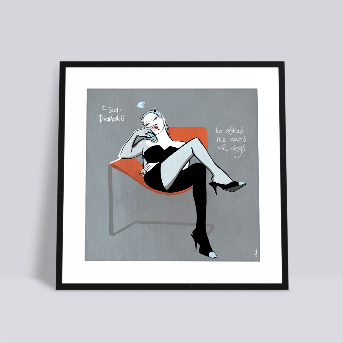 Exclusive Limited Edition ZINA - 'DIAMONDS' ​