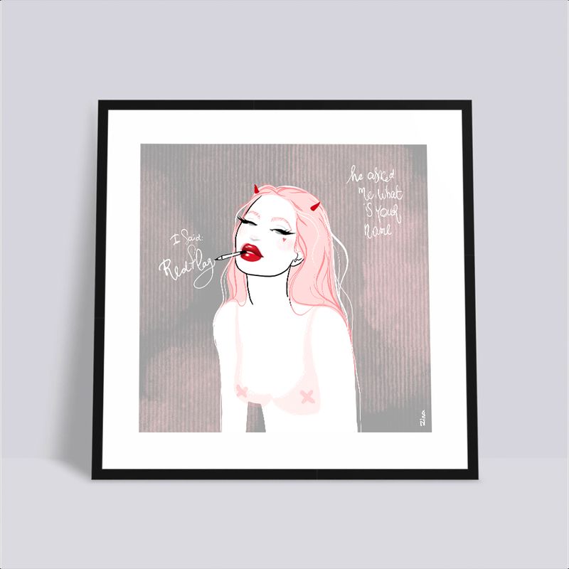 Exclusive Limited Edition ZINA - 'RED FLAG' Exclusive Limited Edition ZINA - 'RED FLAG' 