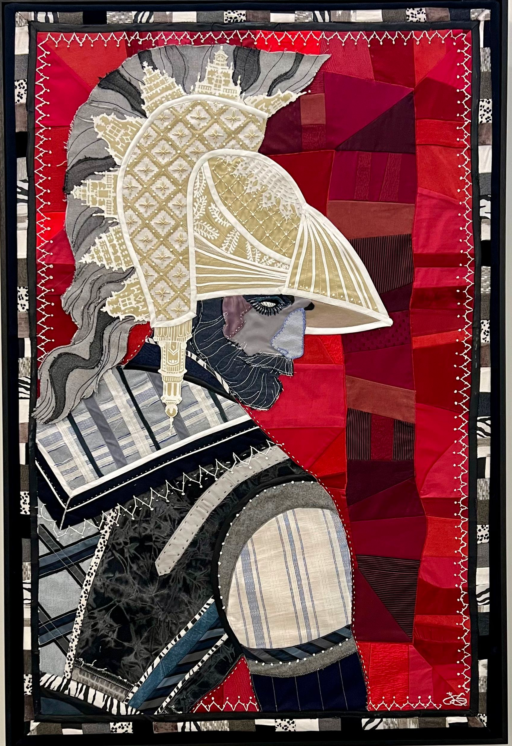Father Amsterdam , Unique Wall Tapestry, 80 × 120 cm, by Julian Stips
