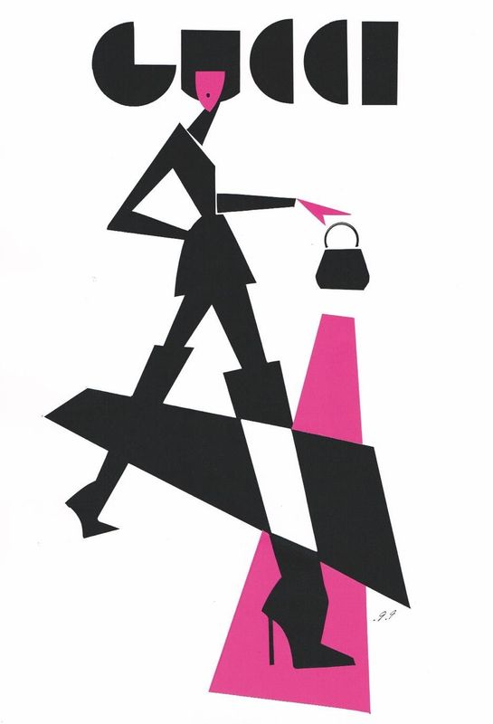 Unique Artwork  'GUCCI' by Piet Paris