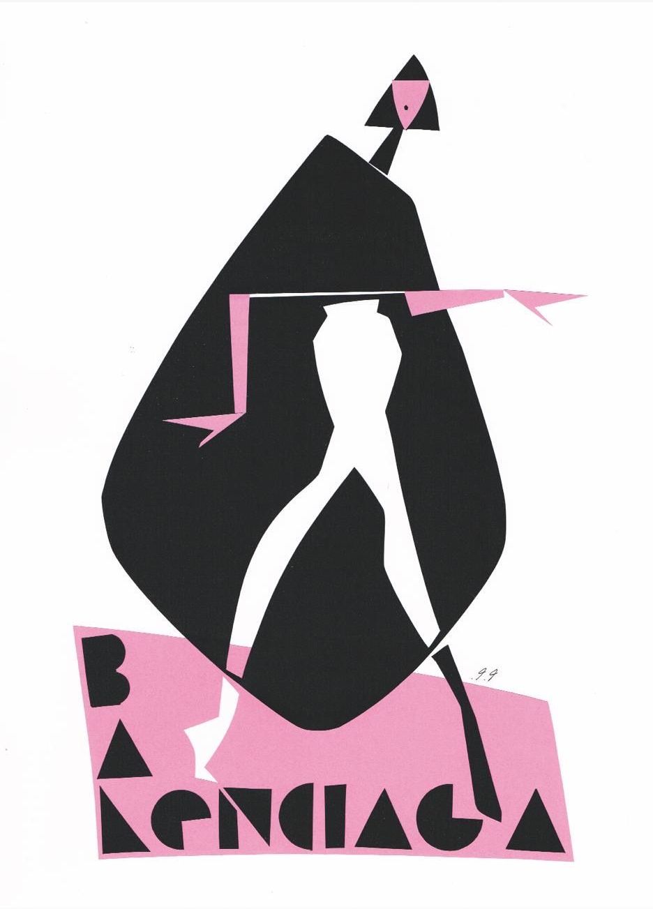 Unique Artwork  'BALENCIAGA' by Piet Paris