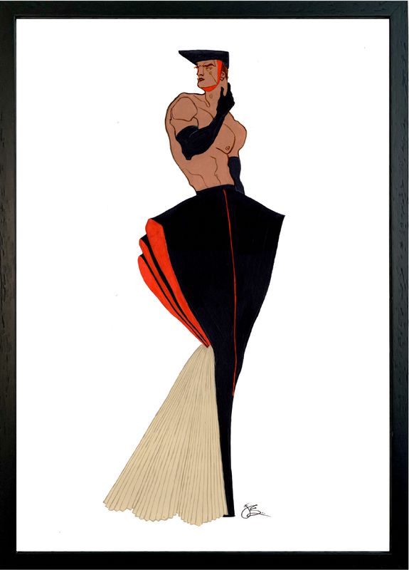 Red , Unique WORK by Julian Stips