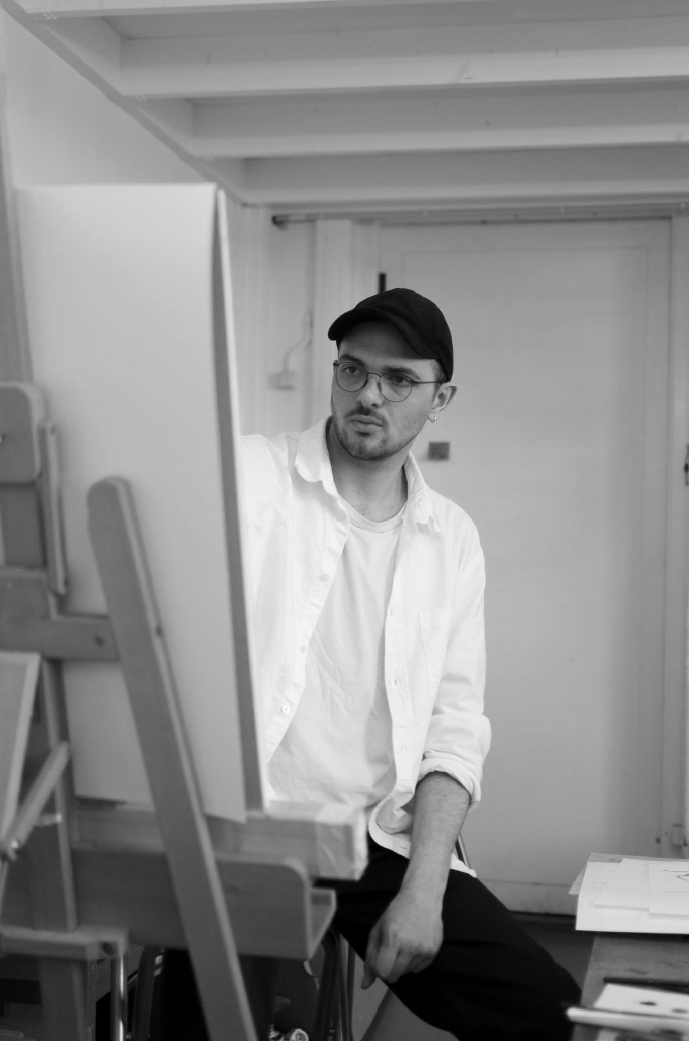 Bragi , Unique Work, 80 × 120 cm by Julian Stips