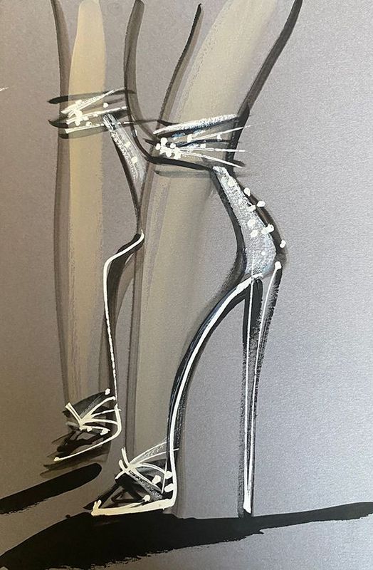 Astrid X Vos - ‘High Heels Silver’ Astrid X Vos - ‘High Heels Silver’