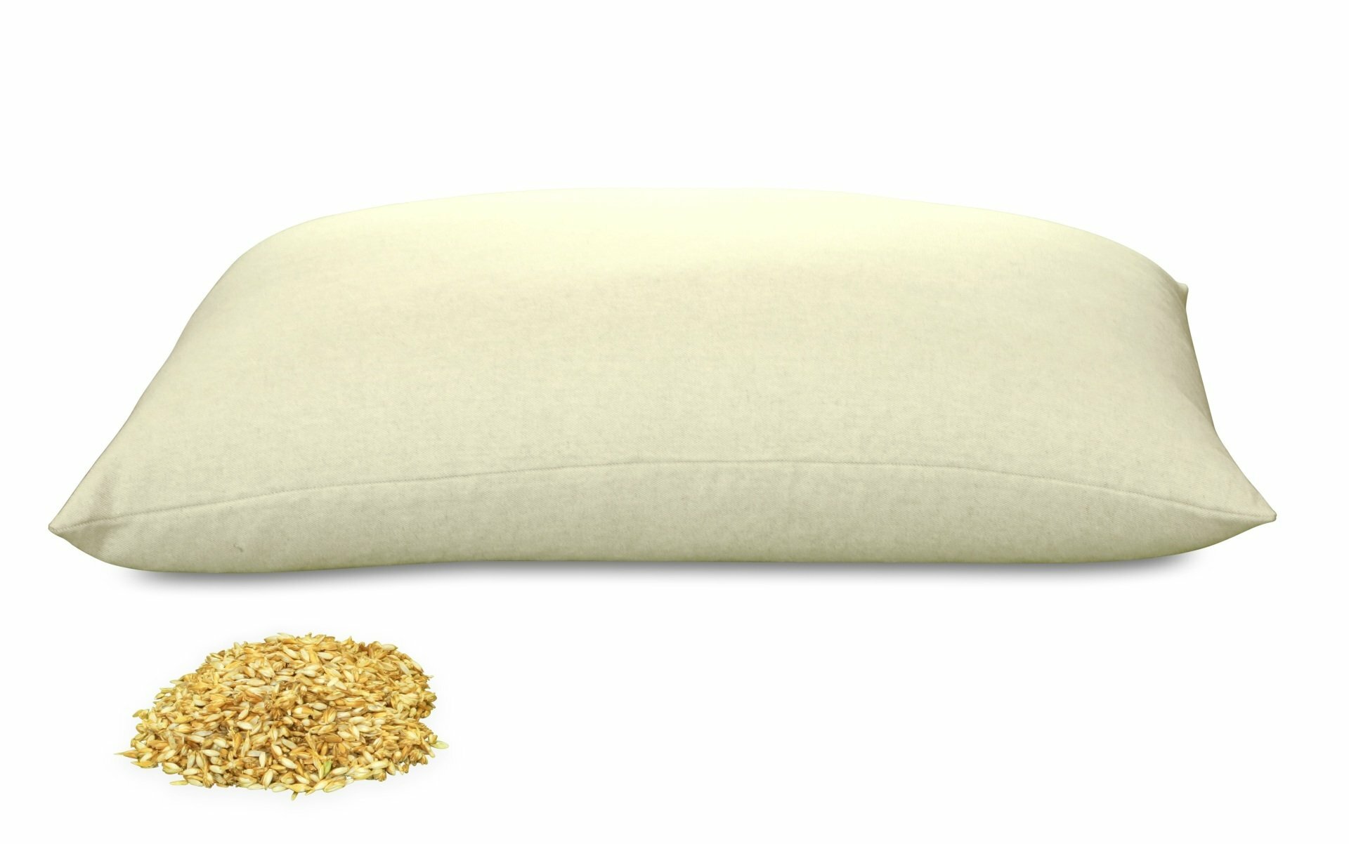 Oreiller Balle D'Épeautre Procave 40x80cm - Housse Coton - Fabriqué Allemagne - Respirant Et Ergonomique
