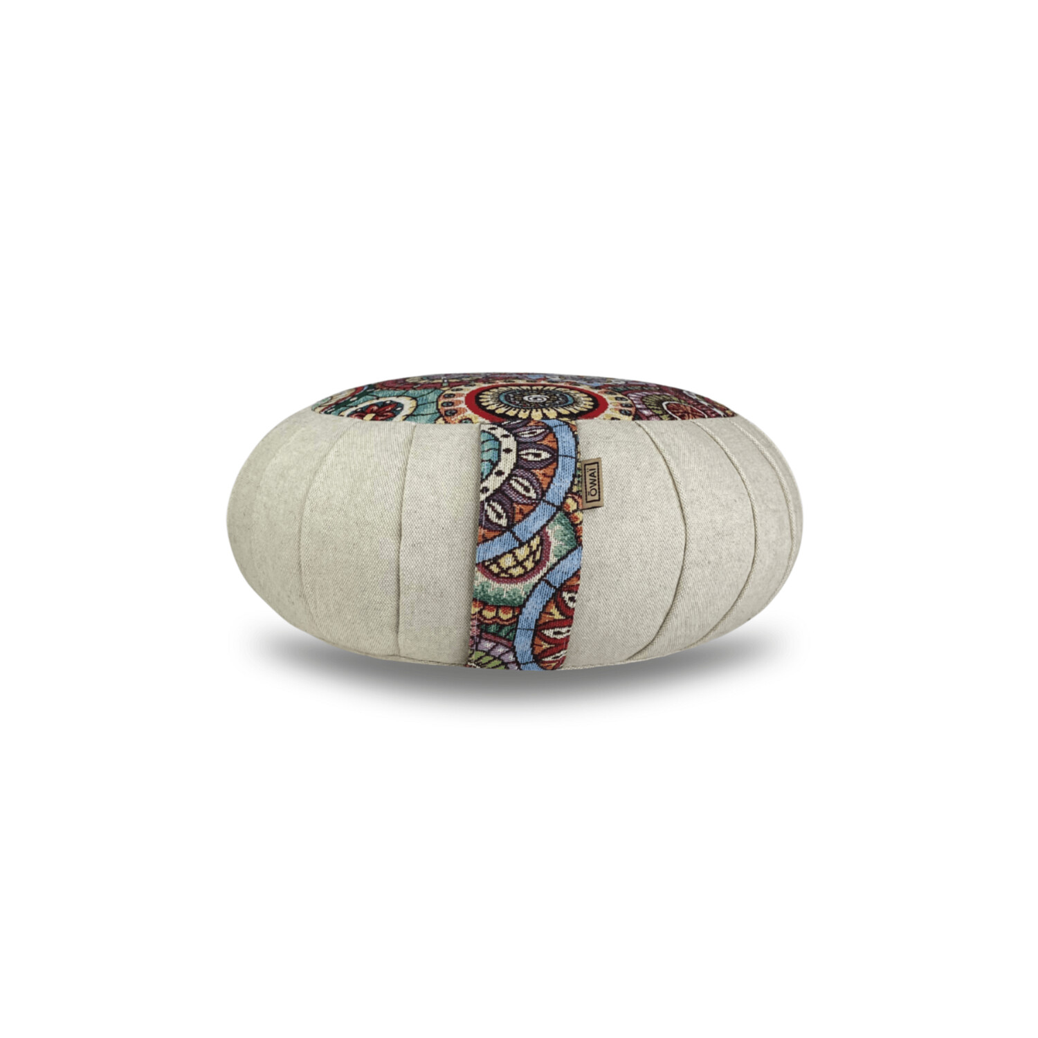 Coussin De Méditation Maylow Yoga Mit Herz – Brodé Namaste, Housse Lavable, Coques De Sarrasin Bio, 33 Cm