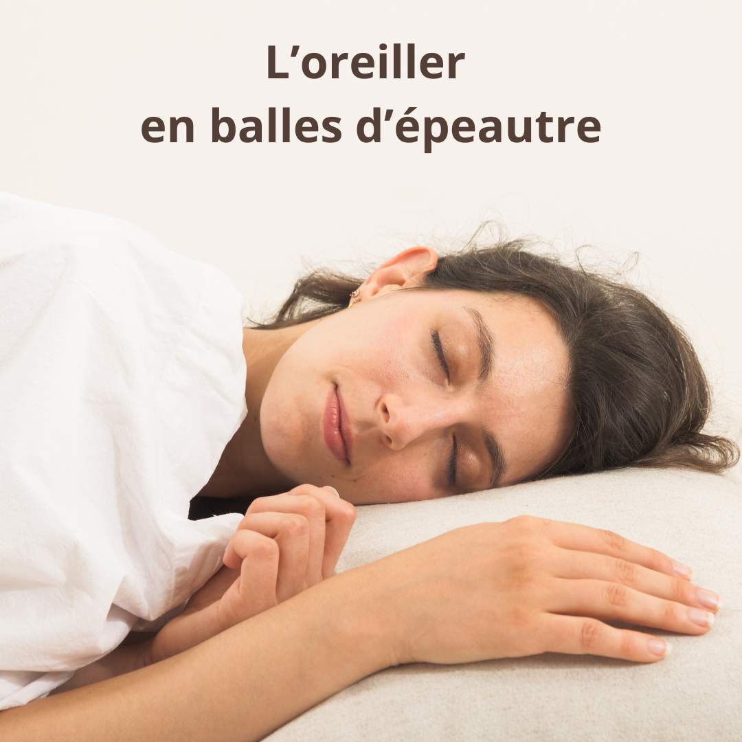 Oreiller Ergonomique Naturel  - Épeautre BIO 40x60