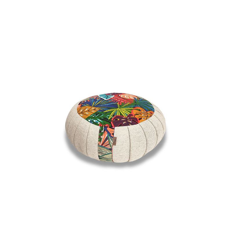 Coussin de méditation - Zafu Tropical