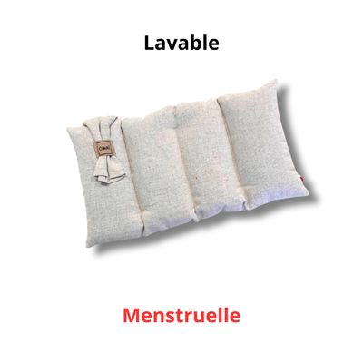 Menstruelle - "Nature" Lavable et rechargeable