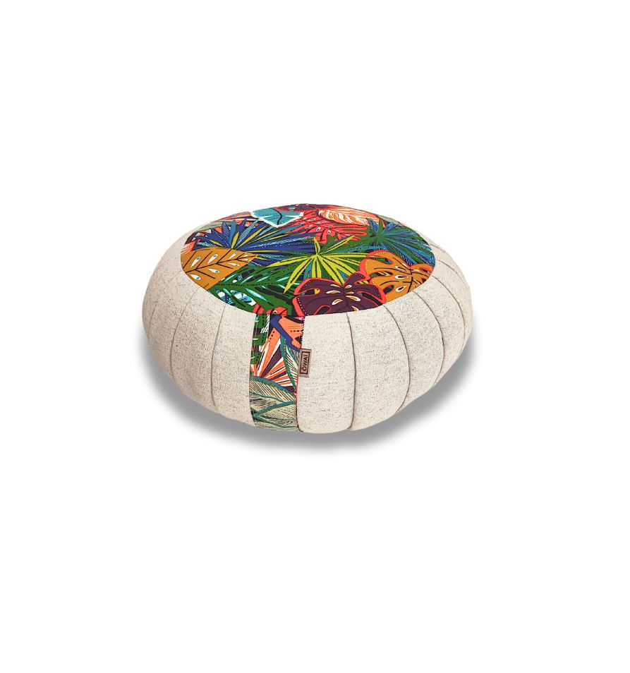 Coussin de méditation - Zafu Tropical