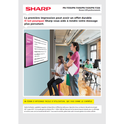 Solutions visuelles Sharp