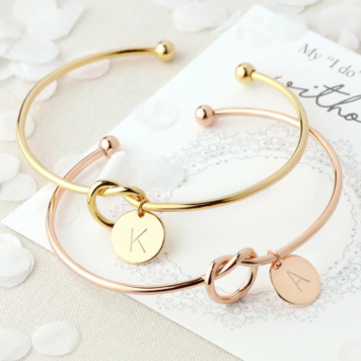 Initial Alloy Letter Charm Bracelets
