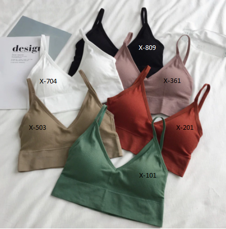 Female Street wear Sleeveless Seamless Sports Bra
