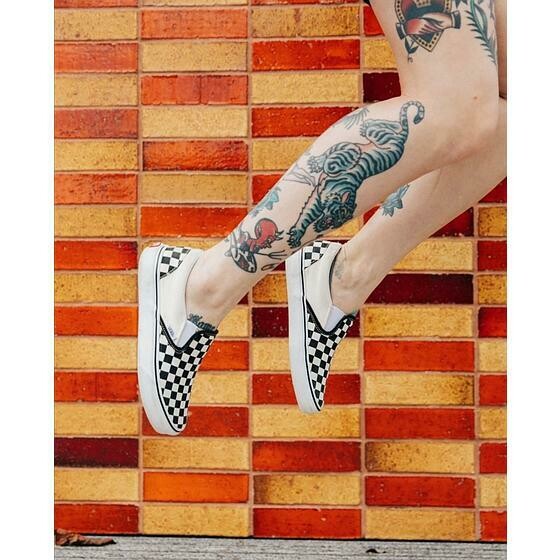 Vans Slip on noir/blanc