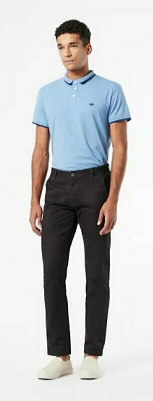 Alpha chino coupe ajustée noir