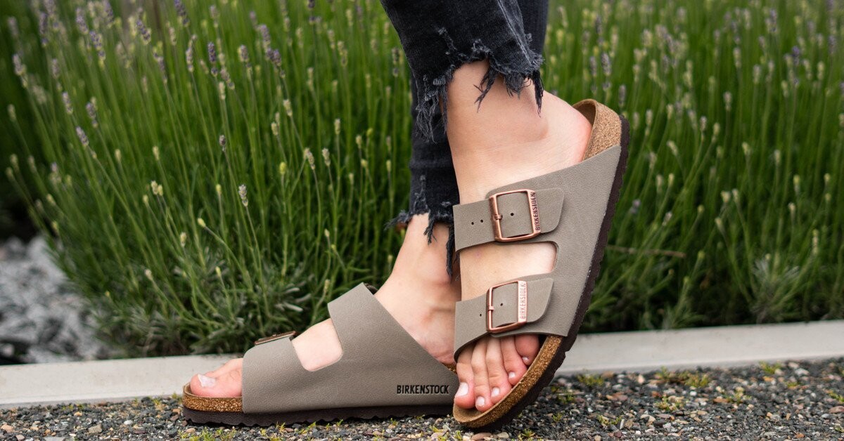 Birkenstock Arizona nubuck Stone