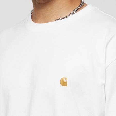 Carhartt Wip Tee-shirt Chase White/gold