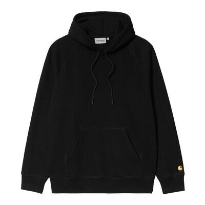 Carhartt wip Hooded chase sweat black/gold