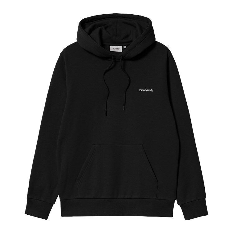 Carhartt Wip Hooded script em Black/white