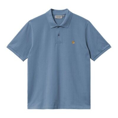 Carhartt wip Polo pique Chase sorrent/gold