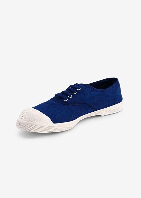 Bensimon tennis lacet bleu electrique