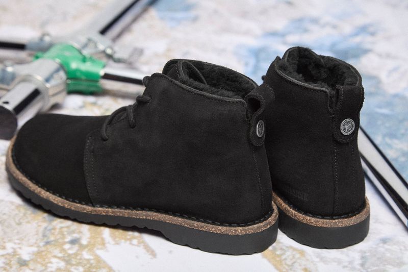 Birkenstock Uppsala Chucka shearling noir