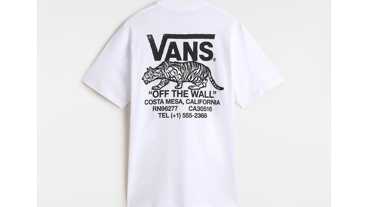 Vans Tee shirt Blanc sneaky white