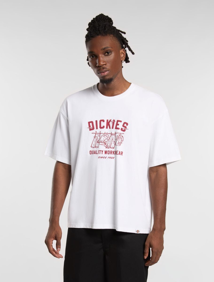 Dickies Tee shirt Laundry blanc