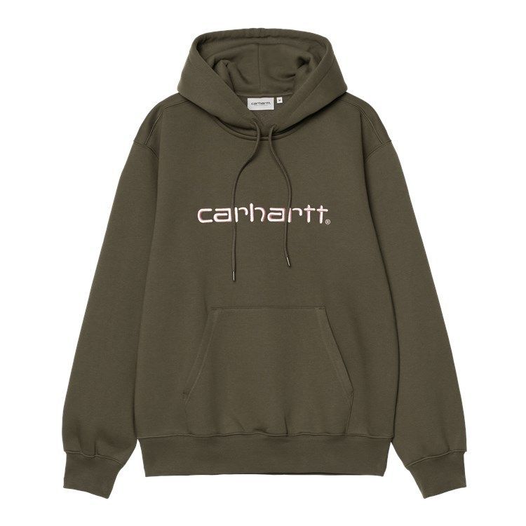 Carhartt Wip Hooded Carhartt sweat turtle /air pink