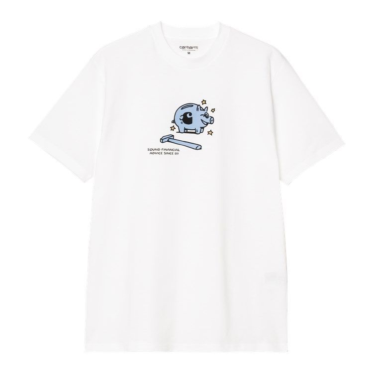 Carhartt Wip Piggybank Tee shirt White