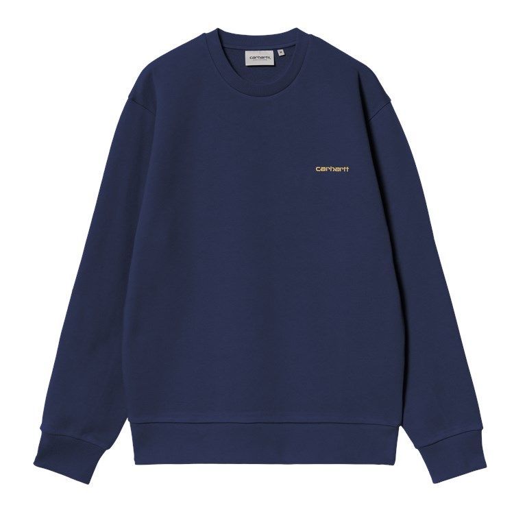 Carhartt Wip Script Em Sweat Ink/air yellow