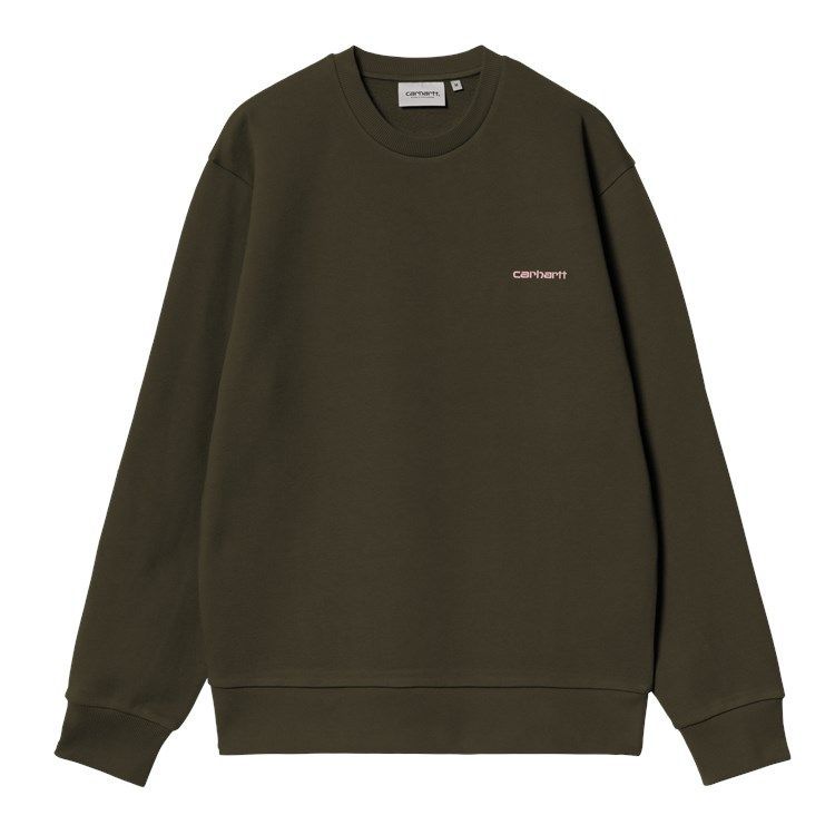 Carhartt Wip Script Em Sweat Turtle /air pink