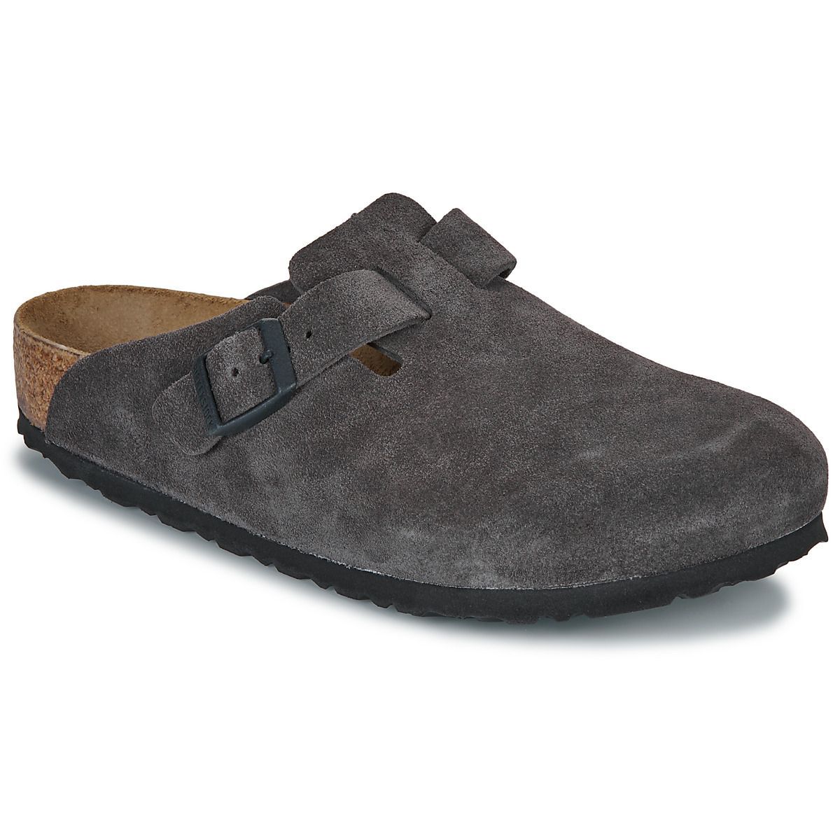 Birkenstock Boston suede leahter velvet grey