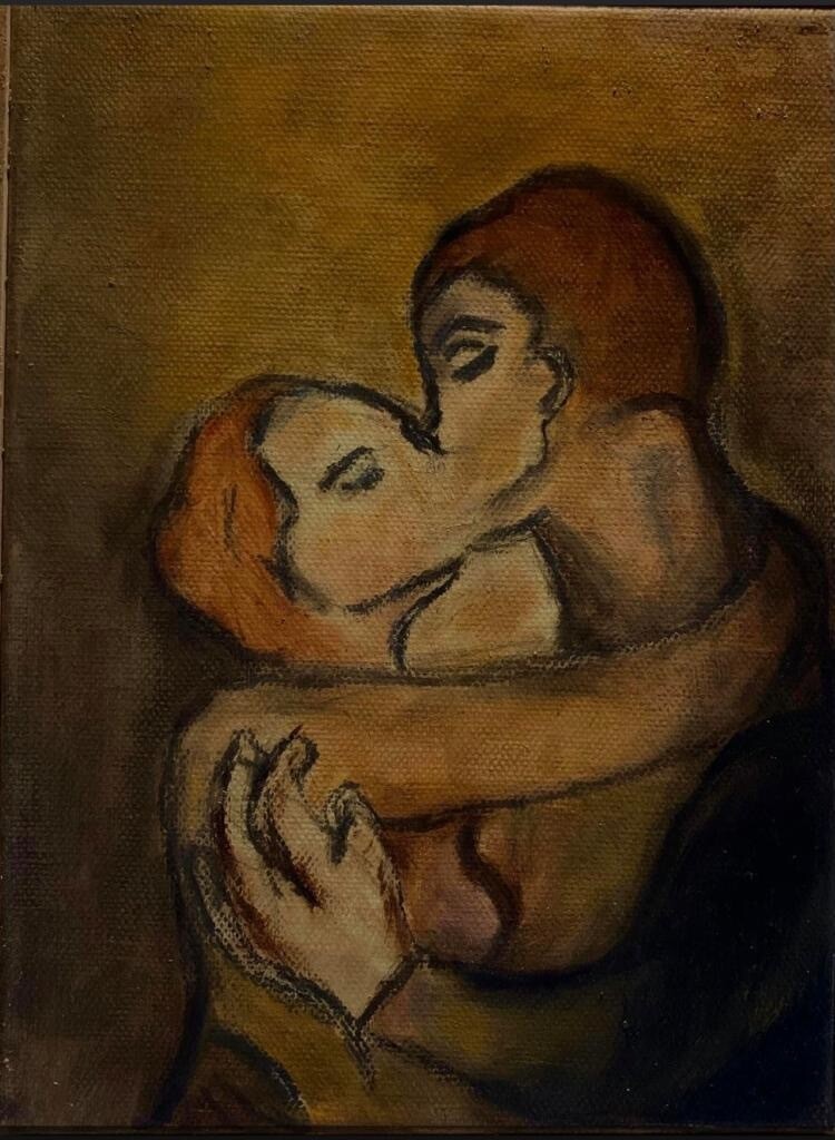 Painting 20x30 “Abbraccio”