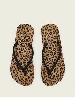 Infradito stampa leopardata