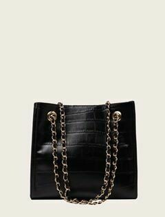 Borsa con Coccodrillo Sbalzato