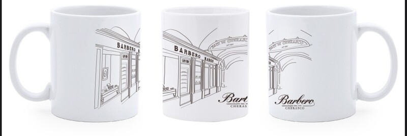 TAZZA IN CERAMICA BARBERO CIOCCOLATO