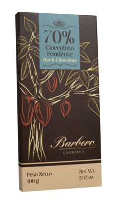 Tavoletta cioccolato fondente 70% 100 g