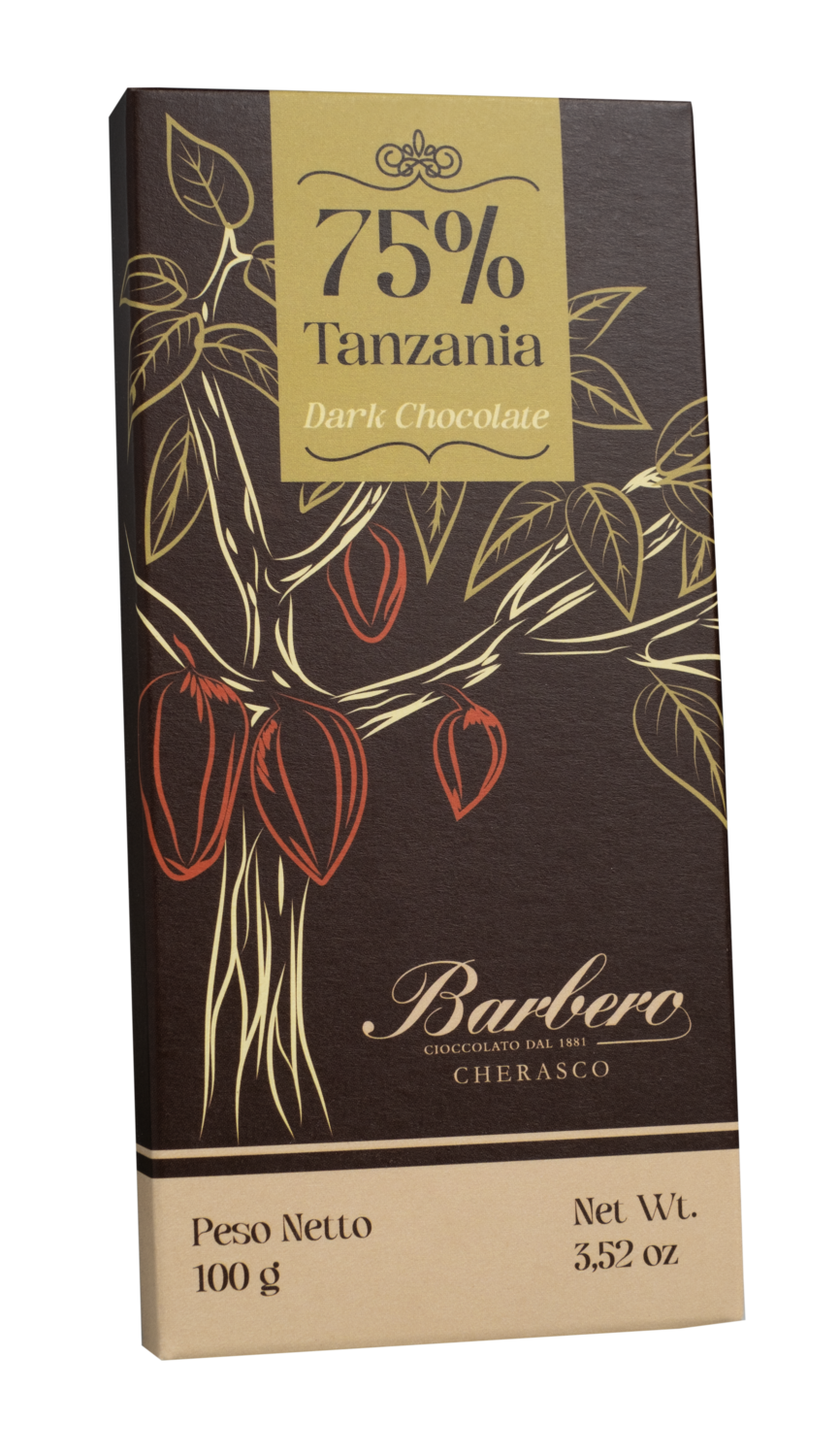 Tavoletta cioccolato origine Tanzania 75% 100 g