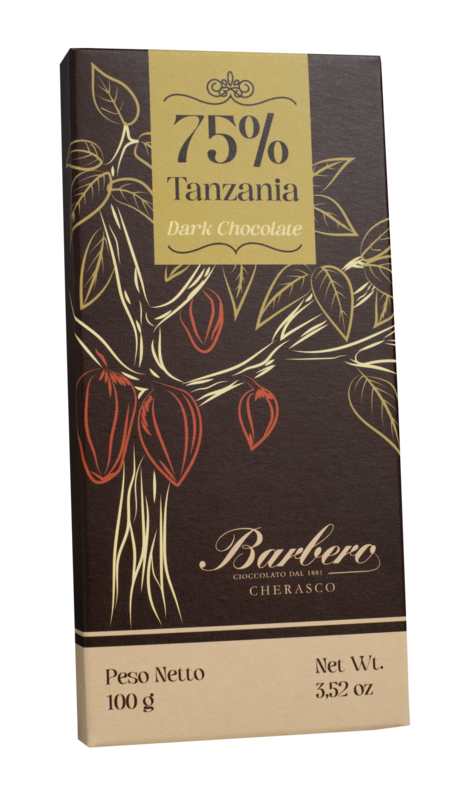 Tavoletta cioccolato origine Tanzania 75% 100 g