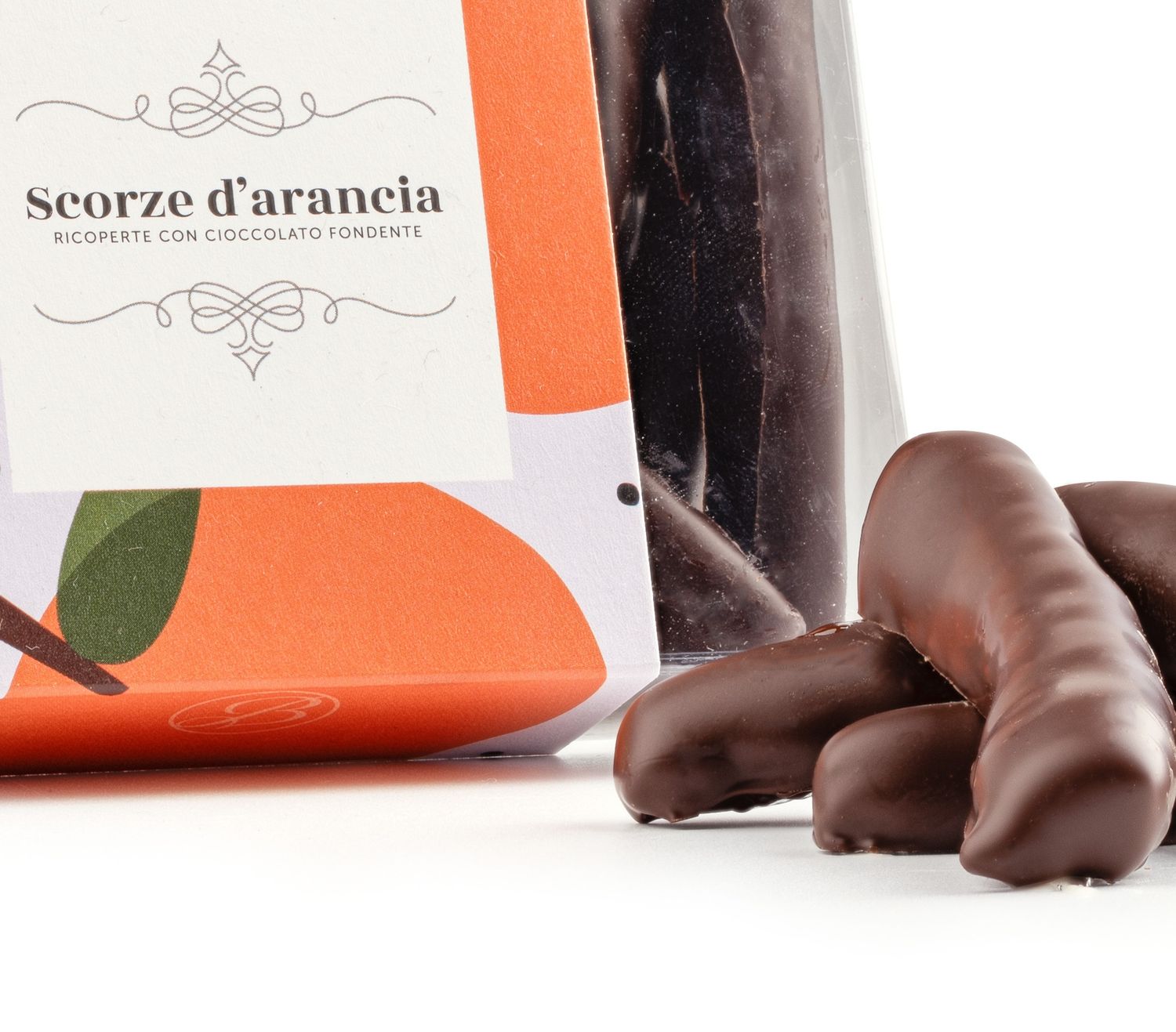 Arancini - scorze d'arancia candite ricoperte 134 g