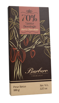 Tavoletta cioccolato origine Santo Domingo 70% 100 g