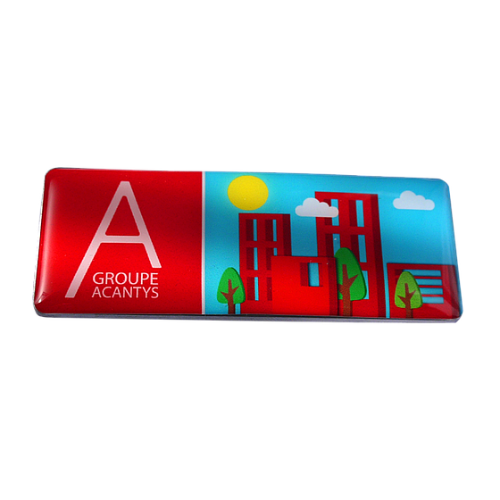 Badge aimanté