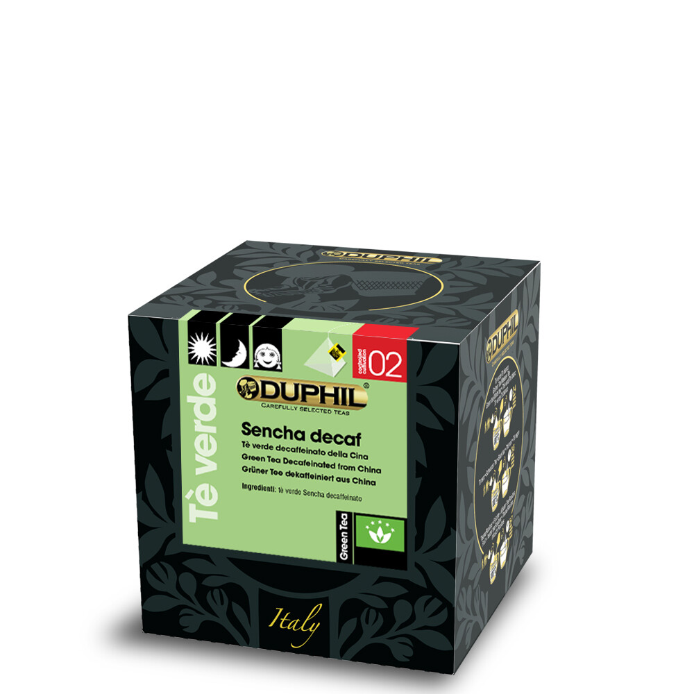 10 Pyramid Bags Green Tea Sencha decaffeinated